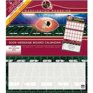  Washington Redskins NFL 12 Month Message Board Calendar 