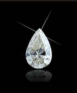   PLATINUM FINISH 2CT CREATED DIAMOND PEAR CUT SHAPE STUD EARRING SQUARE