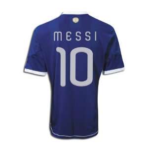  adidas #10 MESSI Argentina Away 10/11 Soccer Jersey (US 