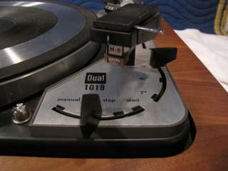 Dual 1019 Turntable with Shure cartridge   Tested    