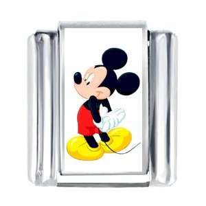  Mickey Mouse Photo Italian Charm 2 Jewelry