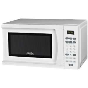  Sunbeam SGS90701W 0.7 Cubic Feet Microwave Oven, White 