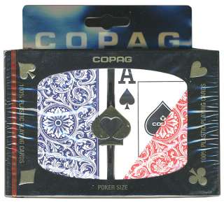 COPAG WSOP PLASTIC POKER PLAYING CARDS 2 POKER DECKS *  
