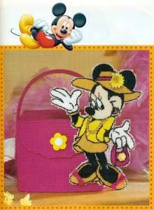 MICKEY MOUSE TISSUE BOX COVERS IN PLASTIC CANVAS BOOKLET  