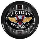 Victory Motorcycles Polaris ATV Logo BLACK WALL CLOCK