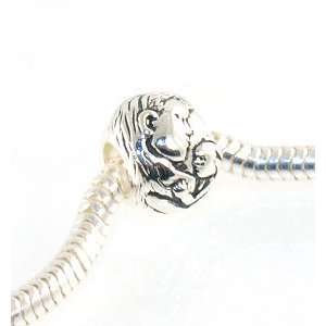  Sterling Silver Mother with Baby BEAD Charm fits PANDORA 