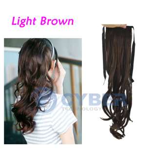   Curly Ponytail Pony Synthetic Fiber Hair Extensions Fashional  