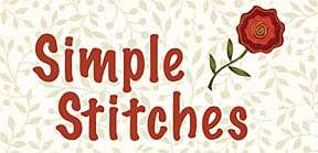 Simple Stitches   Folk Art Quilting   Vanilla   24 x 44 PANEL