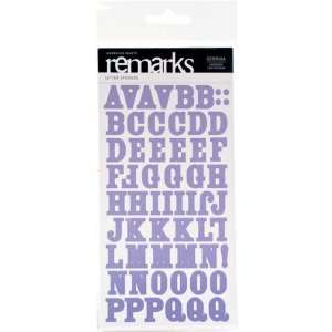  Remark Double Sided Sticker Sheet Alphabet  Georgia Font 