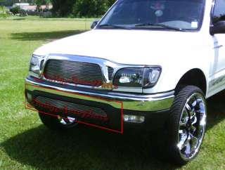   Tacoma Front Bumper Polished Aluminum Horizontal Grills    Replacement