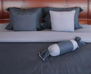 Pcs NAVY BLUE LUXURY BED IN A BAG KING KK241  