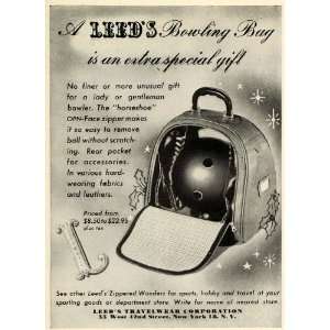   Corporation Bowling Bag Gift   Original Print Ad