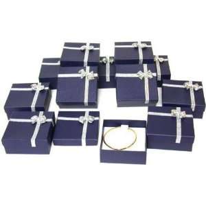   12 Bowtie Bangle Bracelet & Pocket Watch Display Boxes