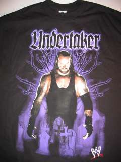Undertaker PURPLE Tombstone WWE Authentic T shirt  