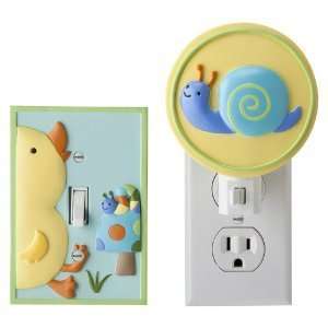  Tiddliwinks In The Pond Night Light & Switch Plate Combo 