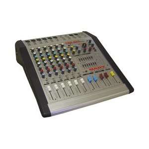   Channel, 4 Bus Powered Pro Audio Console Mixer Musical Instruments
