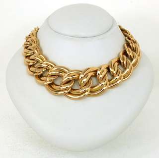 LOVELY VINTAGE 14K SOLID GOLD HEFTY CHAIN NECKLACE  