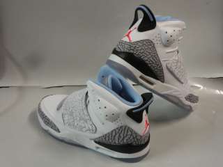 Nike Jordan Son of Mars White Prism Blue Wolf Gray Sneakers Girls GS 