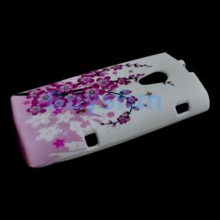 10x Flower Silicone Case For Sony Ericsson Xperia X10  