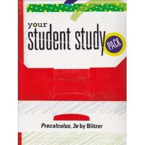  Blitzer Precalculus Student Study Pack+ 3RD Edition 