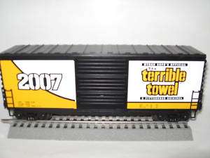 MTH The Terrible Towel 40 High Cube Boxcar NIB  