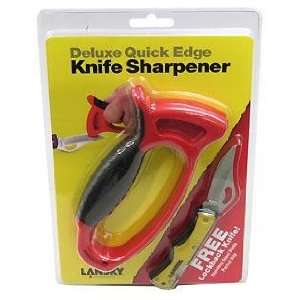  New   Lansky Sharpeners Dlx sharpner knife combo   LSTCN 