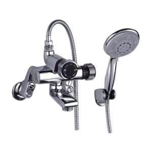    Chrome Thermostatic Bath Tub / Shower Faucet Set