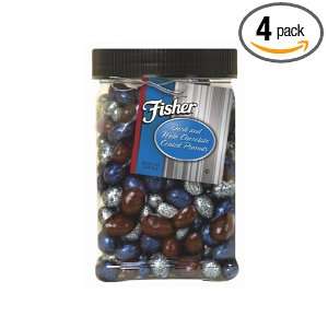 Fisher Nuts Dark and Milk Chocolate Blue and Silver Peanut Mix, 19 