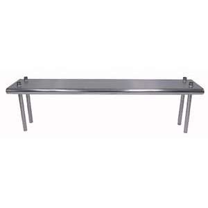 Overshelf   Work Table   Single Shelf   Stainless Steel   48 Inch Wide 