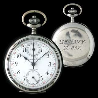 us navy pocket chronograph 1914 high quality timer manufactured by 