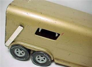 Structo Vista Dome Horse Van Trailer Pressed Steel Vintage 1960s Toy 