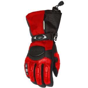 Tourmaster Cortech Cascade Womens Snowmobile Gloves Red/Black Large L 