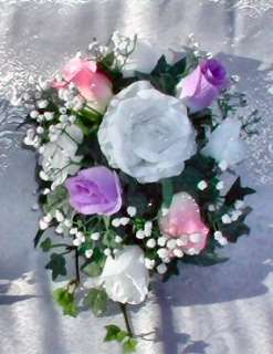 PEW Floral BOWS WEDDING Flowers UR COLORS Medium Sized  