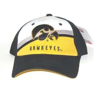  Iowa Hawkeyes NCAA Team Colors Adjustable Hat Sports 